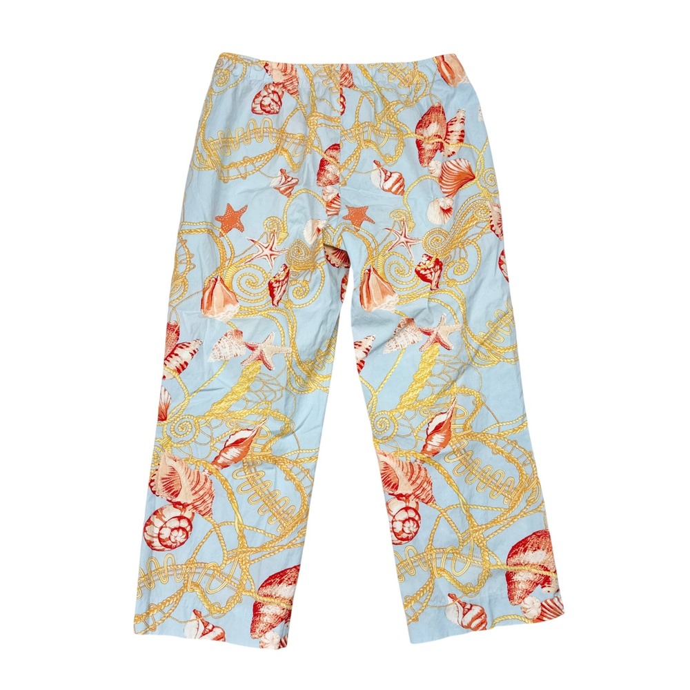 J McLaughlin Pants Womens Size 6 Preppy Coastal Nautical Seaside‎ Beach - Picture 2 of 8